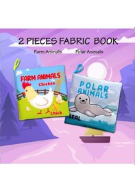 Resim 2 Kitap Tox Ingilizce Çiftlik Hayvanları ve Kutup Hayvanları Kumaş 