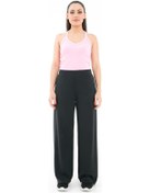 Resim Manu Cepli Rahat Kesim Geniş Paça Örme Pantolon 001 