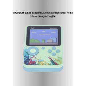 Resim Varyant Store G5 Game Box Retro Mini Oyun Konsolu - 500 Dahili Oyun 
