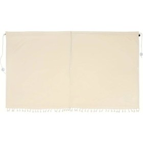 Resim Xuweiwei Beige Color Araç Gizlilik Perdesi Uv Koruma Örgü Kumaş Gizli Toka Ve Esnek Kordon 