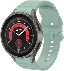 Resim Sneezy Samsung Galaxy Watch 6 40 43 44 47mm İle Uyumlu Orjinal Tasarım Kavisli AeroFlex Silikon Kordon 
