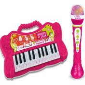 Resim Toys 2172 Mikrofonlu Işıklı Ve Pilli 24 Tuşlu Org 