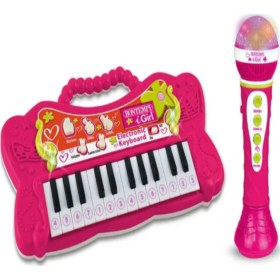 Resim Toys 2172 Mikrofonlu Işıklı Ve Pilli 24 Tuşlu Org 