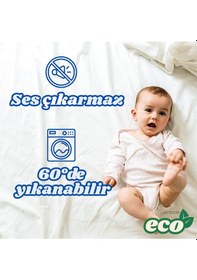 Resim Home Lastikli Alez Yatak Koruyucu Sıvı Geçirmez Fitted 4 Köşe Tek Çift Battal Boy Beyaz 