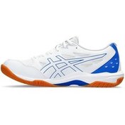 Resim Asics Gel-Rocket 11 Erkek Beyaz-Mavi Voleybol 