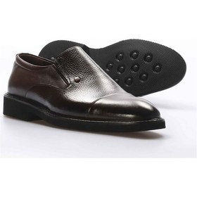 Resim Fast Step Hakiki Deri Erkek Klasik Ayakkabı 159ma015 Kahve 
