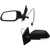 Resim Volkswagen Polo 9N 9A 2005-2009 Mekanik Sinyalli Astarlı Sol Ayna 