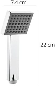 Resim Ahlez Quadro Kare Duş Başlığı 