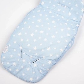 Resim Kız Bebek Mavi Yıldızlı Ana Kucağı Bel Desteği 