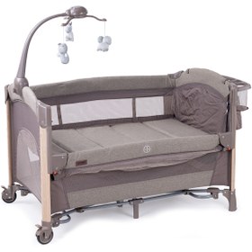 Resim Prego Elips Plus Anne Yanı Oyun Parkı Beşik Park Yatak 70x120 Cm 