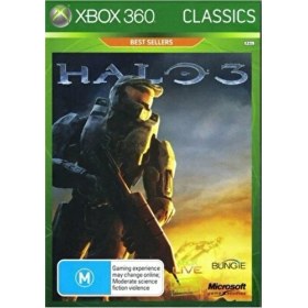Resim Microsoft Halo 3 Xbox 360 FPS Oyun Yetişkinler İçin Çoklu Oyuncu Desteği ile Eğlenceli 