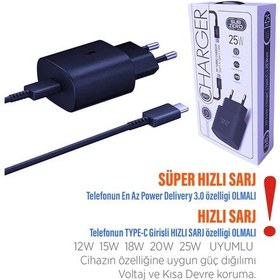 Resim Samsung Galaxy A74 Uyumlu Şarj Aleti 25w Hızlı - Type-c 5a 25w Hızlı Şarj Kablo 