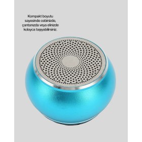 Resim Kablosuz Bluetooth 5.0 Hoparlör | Kompakt ve Güçlü Ses 