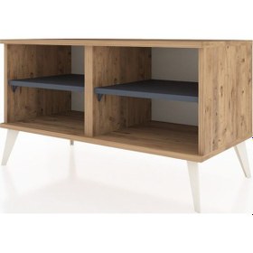 Resim Hyperion Şifonyer 2 Raflı 88x44x48 Çam-çam/antrasit Çam/antrasit 