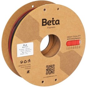 Resim Beta Filament Beta PLA Matte Magic Black-Red 