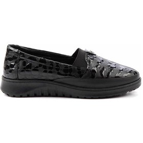 Resim Bambi Siyah Leather Kadın Casual Ayakkabı K01331750011 Siyah 