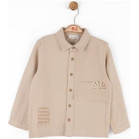 Resim Nk Kids Erkek Çocuk Protect Gömlek 48506 Vizon 
