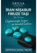 Resim Sertifikalı Doğal İran Nişabur Firuze Taşı Kütle 10-15 Mm Huzur 