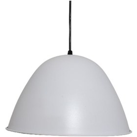 Resim Riolight Retro Beyaz Içi Gold Tekli Metal Sarkıt Çap:28Cm (538289406) 