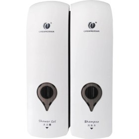 Resim Chuangdıan 300 ml 2 Bölmeli Duvara Monte Sabunluk - Beyaz (Yurt Dışından) 