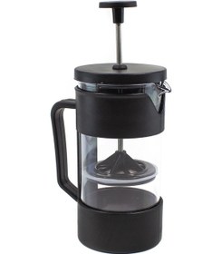 Resim French Press Filtre Kahve Bardağı Bitki Çayı Demlik 420 Ml Siyah 