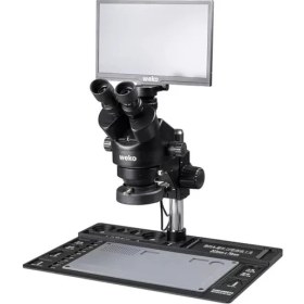 Resim AyrStore Weko WK-22485 20-130X 28MP 60FPS 11.6 Inch Dijital Büyüteç - Trinoküler Mikroskop 