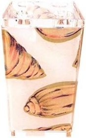 Resim Bosphorus Diş Fırçalık Kumaş İstiridye Desenli Akrilik 