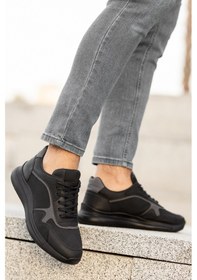 Resim Zagor Günlük Ortopedik Erkek Sneaker Spor Ayakkabı Siyah 