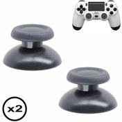 Resim Ps4 Analog Topuz 2 Adet Orjinal Yedek Parça Gri Tüm Ps4 Kollara Uyumlu V1 V2 Ps4 Analog Thumb Stick Diğer