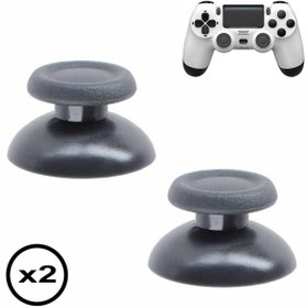 Resim Ps4 Analog Topuz 2 Adet Orjinal Yedek Parça Gri Tüm Ps4 Kollara Uyumlu V1 V2 Ps4 Analog Thumb Stick 