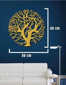 Resim Duvar Süsü Hayat Ağacı Ahşap Dekoratif Tablo 