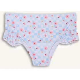 Resim DeFacto 2'li Çiçek Desenli Turkuaz Bikini Kız Çocuk G7400A826HS 