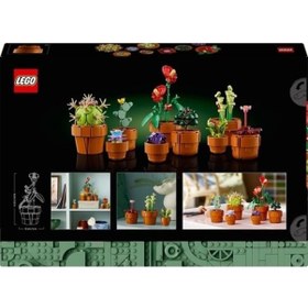 Resim LEGO® Botanicals Minik Bitkiler 10329 – Yetiskinler için Farkli Türlerde 9 Bitki Içeren Yapay Çiçek Modeli Yapim Seti (758 Parça) 