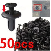 Resim Hightower 50/100 Adet Plastik Perçin Otomotiv Çamalı Somun Çamalı Pim Tutturucu Aksesuar Aracı 