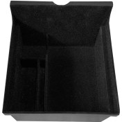 Resim Neevoyu Tesla 21 Model3/y Orta Konsol Organizatörü, Abs Flocking Tipi, Depolama Kutusu, Sürtünme Önleyici 