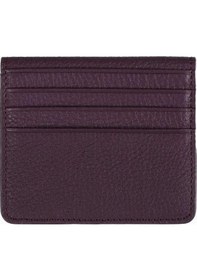 Resim Damy Hakiki Deri Unisex Kartlık 512mg - Mürdüm 