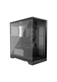 Resim Xpg Invader X Black 5X Argb Fan Usb 3.2 Type-C Riser+Gpu Holder Atx Gaming Kasa 