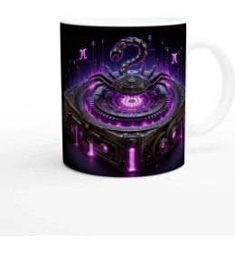 Resim Akrep Burcu Baskılı Kahve Kupası - Zamanın Çarkları Astroloji Mekanizması Vs2 