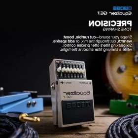 Resim Die Grup 7 Bantlı Eq Pedalı, Müzik Sesini Kontrol Etmek Için 