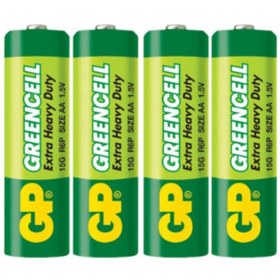 Resim GP Batteries Gp Greencell Aa 4 Lü Extra Heavy Duty 1,5 V 2a Kalem Pil 