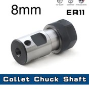 Resim BGA Er11 8mm Motor Mili Mili Uzatma Çubuğu Tutucu Collet Chuck Cnc Freze Aracı 8mm 