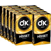 Resim Okey Prezervatif Hisset 100'LÜ ( 10 x 10 ) Dev Fırsat Paketi 