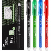 Resim 10 Adet Silinebilir Jel Kalem, 0.7mm İnce Uç, Renkli (Siyah, Yeşil, Kırmızı, Mavi), Yıkanabilir, Plastik Malzeme, Okul & Ofis Yazı Malzemeleri, Kırtasiye Seti, Okul Yazı Araçları | Canlı Jel Kalemler | Dayanıklı Yazı Araçları, Yazı İçin Kalemler 