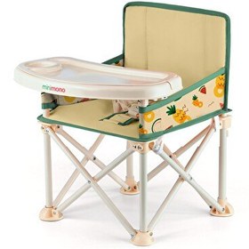Resim Minimono Plus Portatif Yükseltici Katlanabilir Mama Sandalyesi Bej 