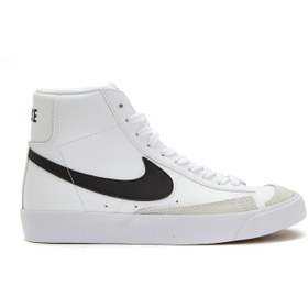 Resim Blazer Mid 77 Beyaz Unisex Çocuk Deri Sneaker 