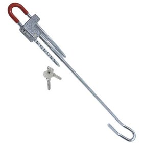 Resim Carbos Oto Emniyet Kilidi Anahtarlı ( Pedal + Direksiyon Kilitleyici ) 60 CM 