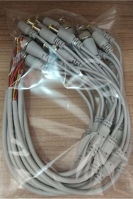 Resim Genel Markalar 10 Adet Hazır Bnc + Dc Power Jak Konnektör Cctv Ahd Tvı Y Kablo 