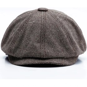 Resim Xphone Store Retro Vahşi Sekizgen Şapka - Kahverengi (Yurt Dışından) 