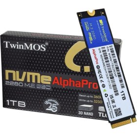 Resim Twinmos 1tb Alphapro Nvme M.2 Pcle Gen3 3600-3250MB/S (NVME1TB2280AP) 