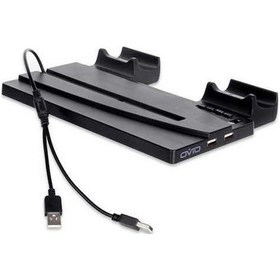 Resim Ankatek Standı Şarj Edilebilir Ps5 Led Işıklı İçin Fonksiyonlu Çok Amaçlı Oyun Konsolu Aksesuarı 